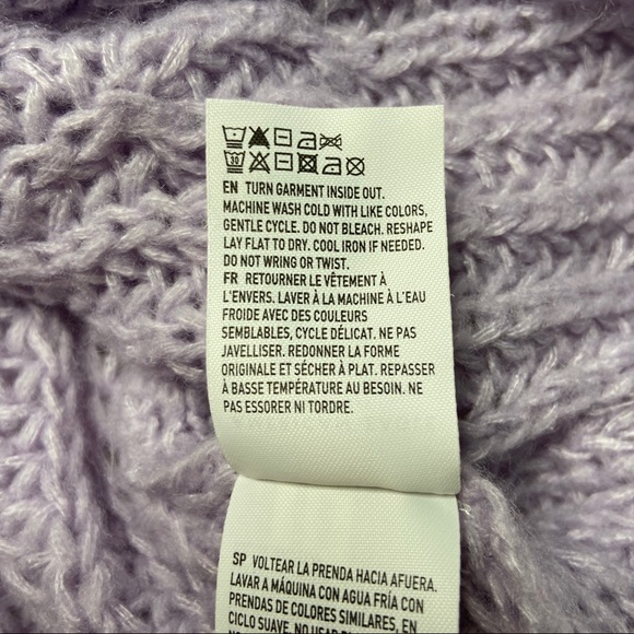 American Eagle Lavender Oversized Sweater - Small - Picture 5 of 5